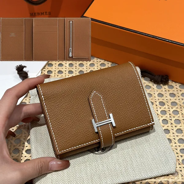 【入手困難】エルメス Bearn べアン コピー コンビネ 財布 ゴールド H082875CK37